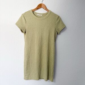 Elodie Sage Green Short Sleeve Knit Top